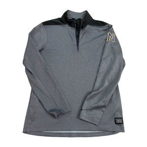 Nike Golf Dri-Fit Men's Grey & Black 1/4 Zip Athletic Top/Jacket Size M